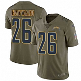 Nike Chargers 26 Casey Hayward Olive Salute To Service Limited Jersey Dzhi,baseball caps,new era cap wholesale,wholesale hats